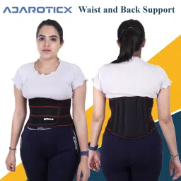 B--Black-Red Back Pain Belt -169 Back / Lumbar Support-image-30