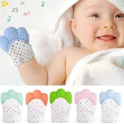Baby Teething Mitten Gloves for Infants Baby Boys and Girls Teether-12