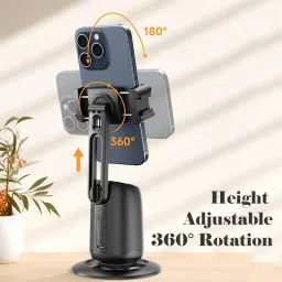En ligne P05 AI Intelligent Face Recognition Tracking gimbal Stabilizer Retractable Single Gimbal for Camera, Mobile image 3
