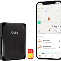 Wireless GPS Tracker for Car & Bike |Pre-charged 12-Month SIM GPS Device-1