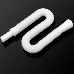PVC HOSE PIPE FOR WASH BASIN/ SINK 0.129 PVC Kitchen Pipe for Sink/ Waste/ Wash Basin Expandable & Flexible Drain Pipe Hose Pipe-image-83