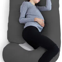 Upgrade Model Of Pregnancy Pillow Microfibre Solid Pregnancy Pillow Pack of 1-image-19
