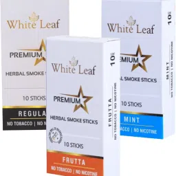 Ayurvedic Herbal Cigarettes Mint, Frutta, Regular Flavoured With Ayurvedic Herbs Smoking Cessations-image-26