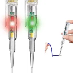 QUALITY AC 24-250V Contact Electrical Detector Slotted Screwdriver Tester Pen Digital Voltage Tester-7