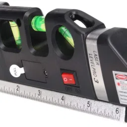 Latest Digital Distance Laser Level Meter Pro 3 Leveller Measure 8FT Aligner Ruler Area Black 2 Line Measuring Tape Measurement Tool Device Instrument Professional Horizontal Vertical Non-magnetic Line Level-20