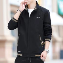 Men Solid Biker/Riding Jacket-image-56