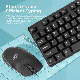 Ant Value FKBRI02 / Spill-Resistant, Silent Keys, 1200 DPI Mouse &�Keyboard�Combo Wired USB Standard Desktop Keyboard Compatible with Desktop, Laptop, Mac image 4
