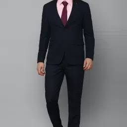 Men Single Breasted - 2 button Solid Suit-image-40