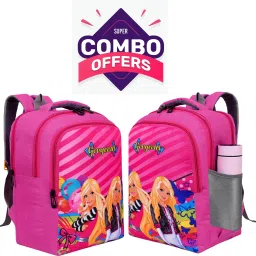 BARBIE Backpack Pre-School For 1st std to 5th std Waterproof School Bag (35 L) Waterproof School Bag-image-31