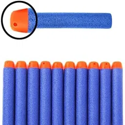 quicktoys Plastic Foam Toy Bullet Dart Bullets for Elite Guns (10 pis) & Darts Soft Tip Dart image 3