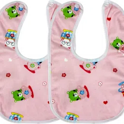 Cartoon print waterproof baby apron and bib (set of 2)-picture-16