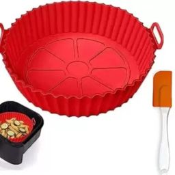 Red Silicon Tray Tray Serving Set-14