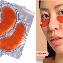 Gel Eye Patches Hydrating & Refresh for Puffy Eyes, Dark Circles eye mask orange-image-22