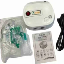 PREQURE Compact Compressor nebulizer with warranty including 2 set of mask Nebulizer-16