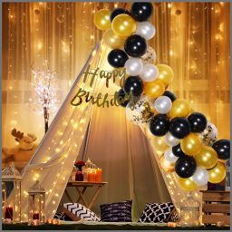 Solid Balloon Decoration Combo Kit With Banner Pack Of 26 Birthday Decoration Items Balloon-9