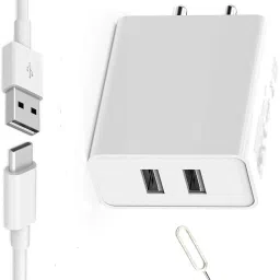 Wall Charger Accessory Combo for Compatible with Samsung galaxy M40 , M20 , M30, Samsung Galaxy A20 , A50 , A30 , M20, Samsung Galaxy S10 Plus, S10 ,S10 plus S9 , S9 Plus , Fast Charger Original Adapter Like Wall Charger Cable, Mobile Power Adapter Cable, Fast Charger, Android Smartphone Charger, Battery Charger, High Speed Travel Charger With 1 Meter TYPE- C USB Cable Charging Cable Data Transfer Cable & Sim Ejector tool 15 Watt Charger-4