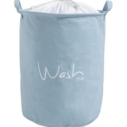 HOKIPO Blue & White Printed Foldable Laundry Bag-11