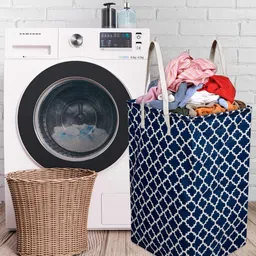 Kuber Industries Printed Laundry Bag-96