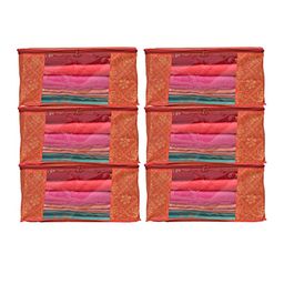 Perpetual Red 6 Pieces Saree Organizer-17