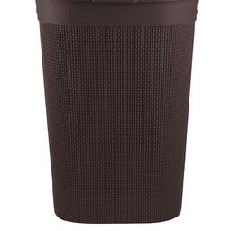 Kuber Industries Brown Textured Laundry Bag - 55 L-22