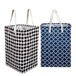 Kuber Industries 2 Pieces Printed Laundry Bags-26