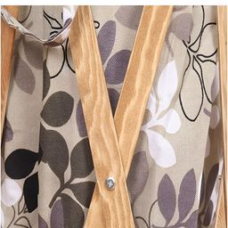Kuber Industries Beige Printed Foldable Laundry Basket With Stand image 3