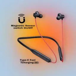 48 Hours Playtime Bluetooth Wireless Neckband Headphones Earphone_PR Bluetooth & Wired Headset-image-48