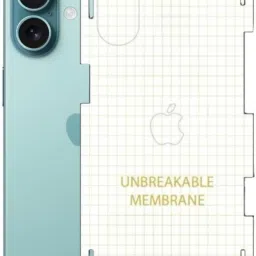 A3sprime Unbreakable Soft Transparent Back and Side Skin Protector for iPhone 16 Mobile Skin-image-0