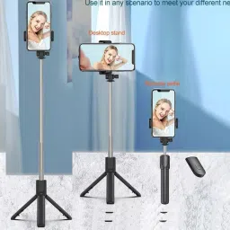 BSVR Perfect Selfie Stick Extendable with Wireless Bluetooth Remote, Lightweight_BS104 Bluetooth Selfie Stick-picture-16