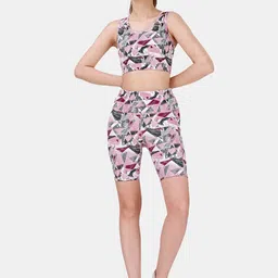 Soie Abstract Printed Tracksuit-image-22