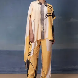 Bannos Swagger Printed Shirt With Trousers-image-55