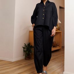 Ragavi Shirt Collar Neck Pure Cotton Shirt & Trousers-picture-57