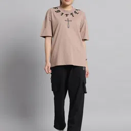 GRIFFEL Printed Pure Cotton T-shirt & Trousers-picture-50