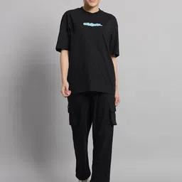 GRIFFEL Printed Pure Cotton T-shirt & Trousers-picture-18