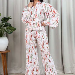 Vidraa Western Store Abstract Printed Shirt & Trousers-picture-36