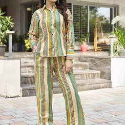 PEACH PIPER Printed Shirt & Trousers Co-Ord-picture-20