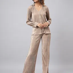 Orchid Blues Pleated Top With Trousers Co-Ords-picture-36