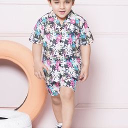 Aj DEZInES Boys Printed Pure Cotton Clothing Set-image-8