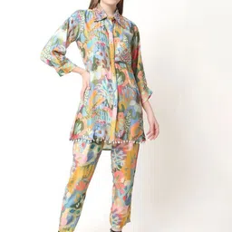 Navvi Abstract Printed Shirt & Trouser-image-59