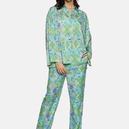 ISU Floral Printed Shirt With Trousers-picture-11