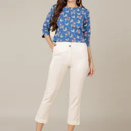 MALHAAR Printed Shirt With Trousers-image-6