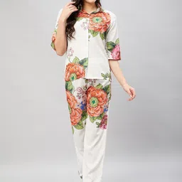 Orchid Blues Printed Shirt & Trouser Co-Ord Set-picture-14