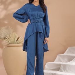 Sangria Tunic With Trousers Co-Ords-18