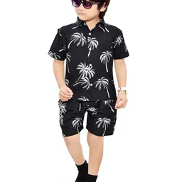 BAESD Boys Printed Pure Cotton Shirt & Shorts-image-14