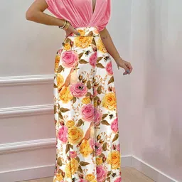 Errabelly Printed Bodysuits With Trousers Co-Ords-image-84