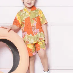 Aj DEZInES Boys Printed Pure Cotton Clothing Set-image-94