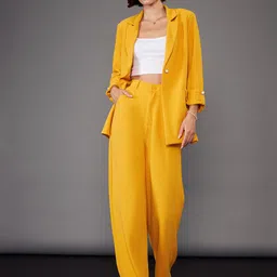 SASSAFRAS worklyf Front Button Blazer With Trousers Co-Ords-4