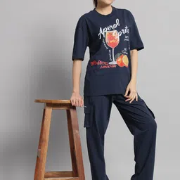 GRIFFEL Printed Pure Cotton T-shirt & Trousers-picture-12