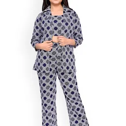 FELLAMO Girls Printed Top With Blazer & Trousers Clothing Set-image-19