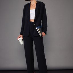 SASSAFRAS worklyf Slim Fit Blazer With Trousers Co-Ords-image-40